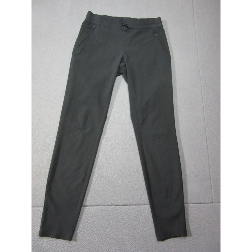 Kuhl Pants Womens Small Long Black Drawstring Mid Rise Outdoor Hiking Stretch